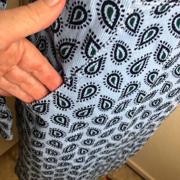 Boden Caroline Blue Corduroy Sheath Dress - Picture 7 of 16